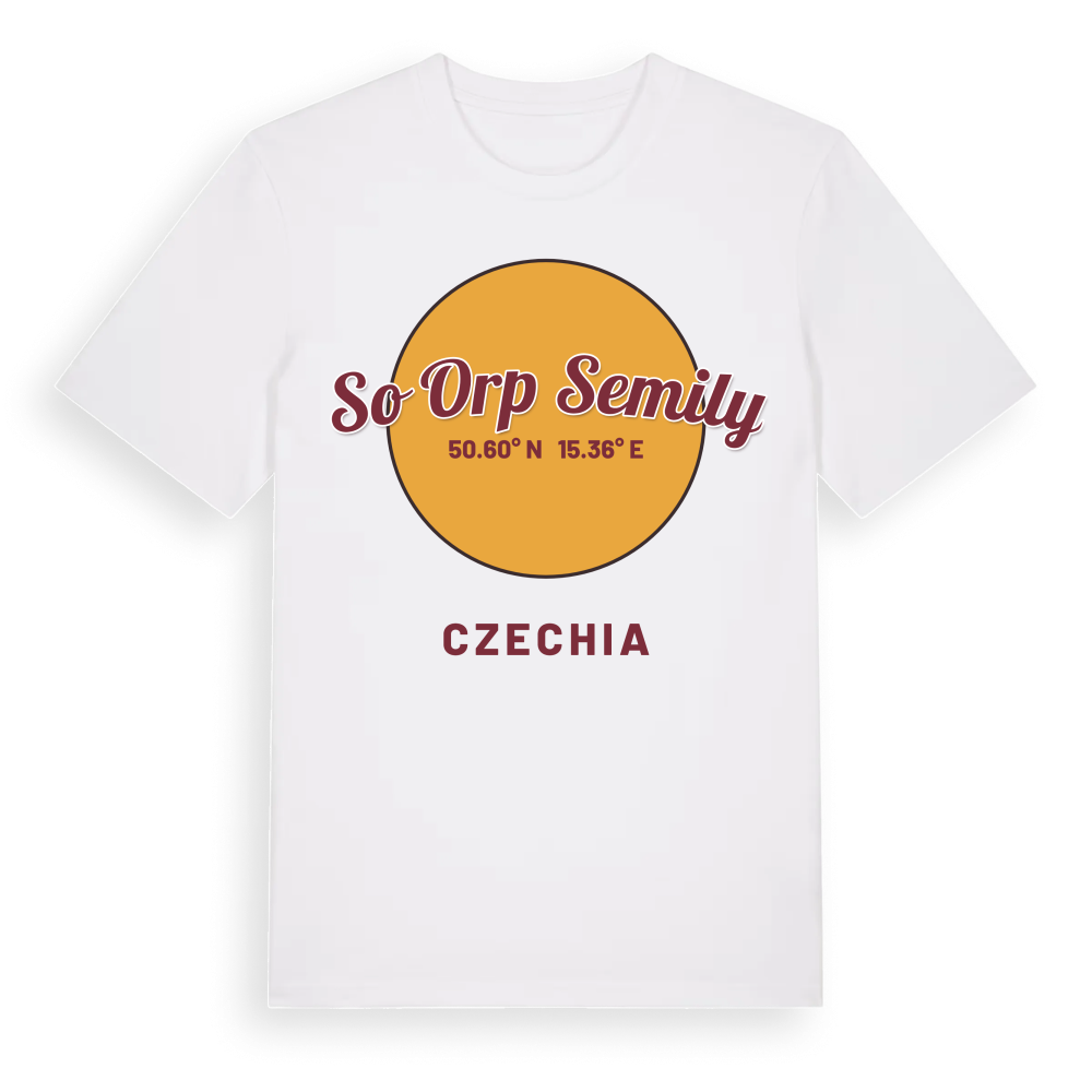 SO ORP Semily cirkel t-shirt – White, i miljö