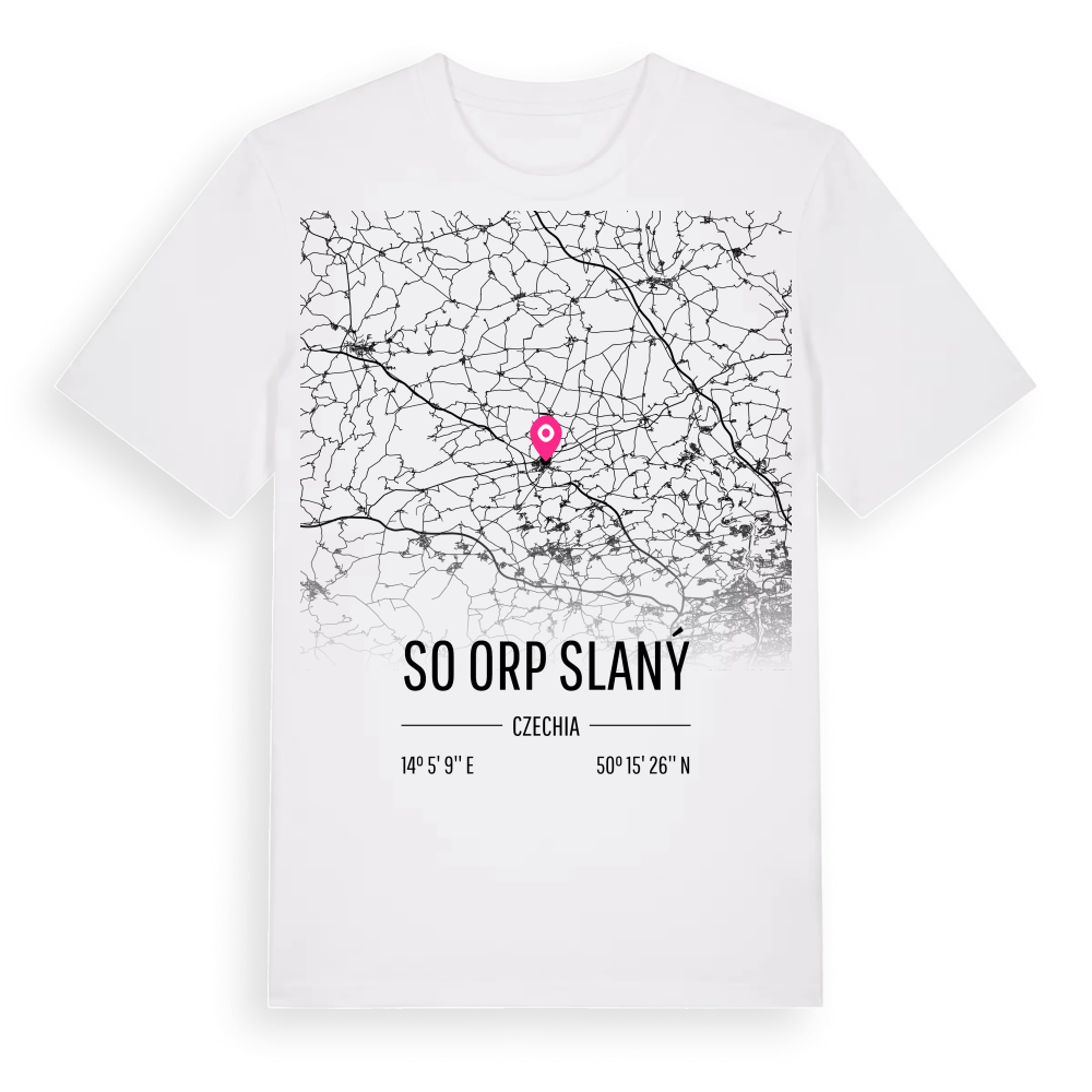 SO ORP Slaný karta t-shirt – White, i miljö