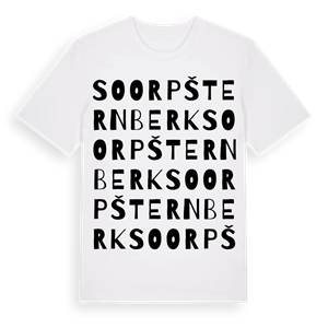 SO ORP Šternberk ordlek t-shirt – ekologisk bomull t-shirt från Pinshirt