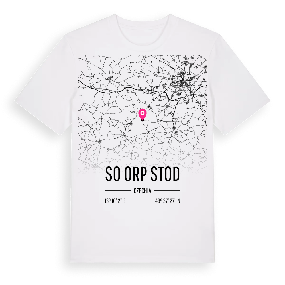 SO ORP Stod karta t-shirt – White, i miljö