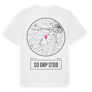 SO ORP Stod t-shirt – ekologisk bomull t-shirt från Pinshirt