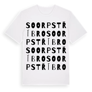 SO ORP Stříbro ordlek t-shirt – ekologisk bomull t-shirt från Pinshirt