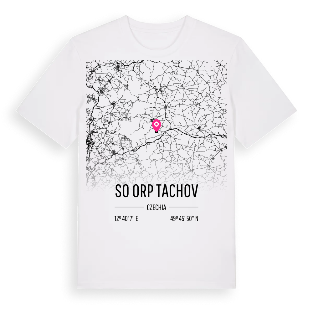 SO ORP Tachov karta t-shirt – White, i miljö