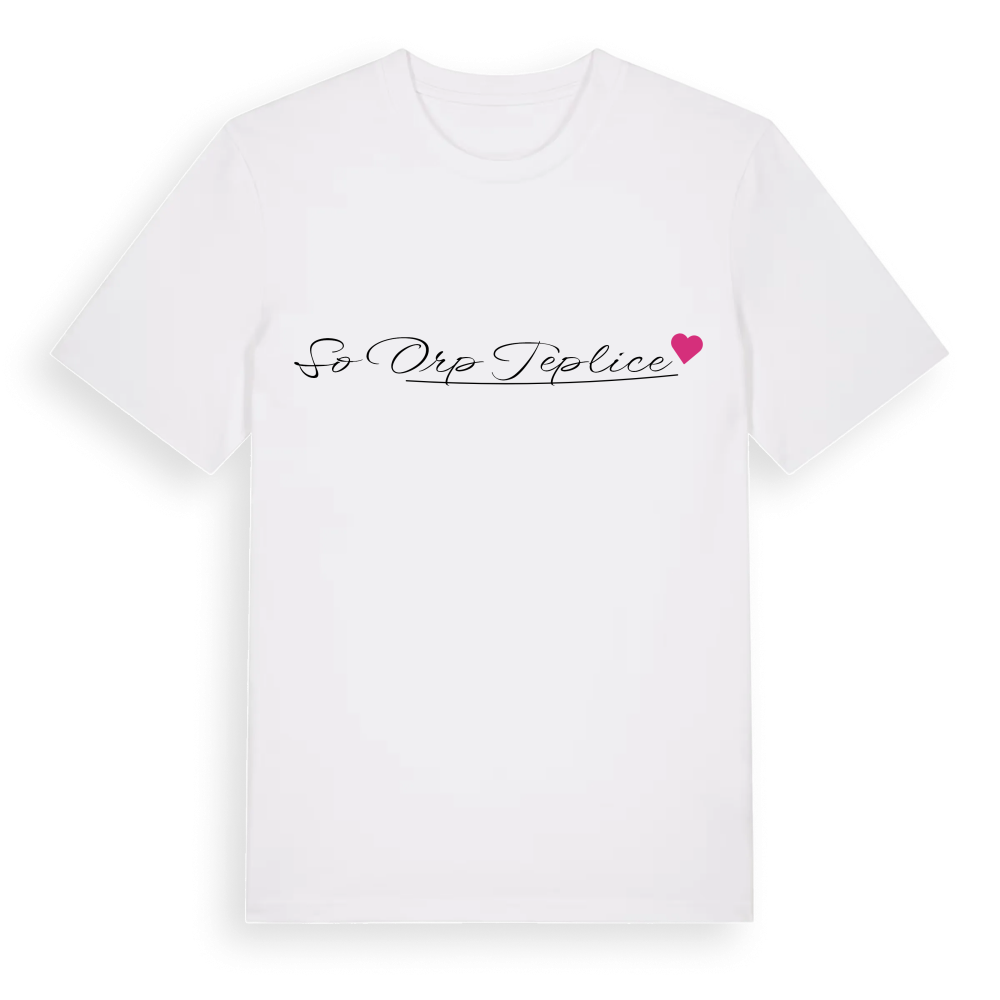 SO ORP Teplice hjärta t-shirt – White, i miljö
