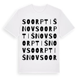 SO ORP Tišnov ordlek t-shirt – ekologisk bomull t-shirt från Pinshirt