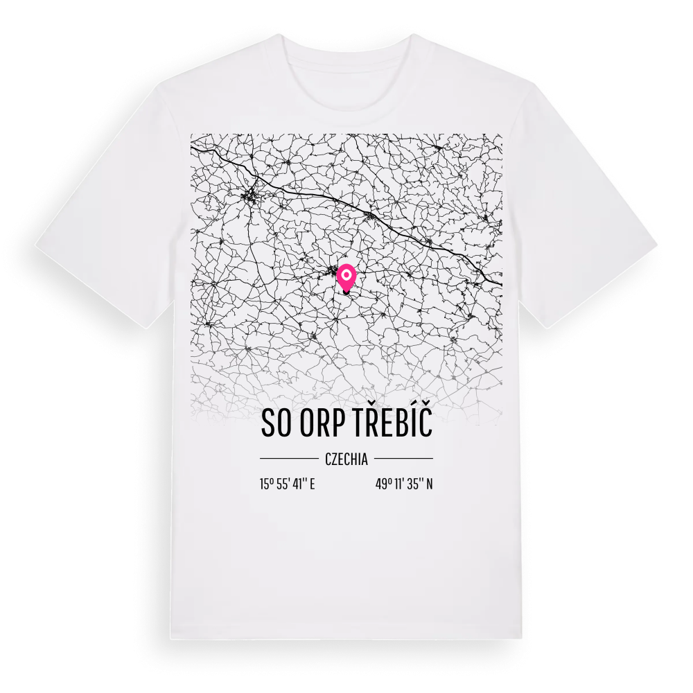 SO ORP Třebíč karta t-shirt – White, i miljö