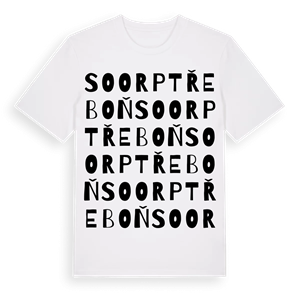 SO ORP Třeboň ordlek t-shirt – ekologisk bomull t-shirt från Pinshirt
