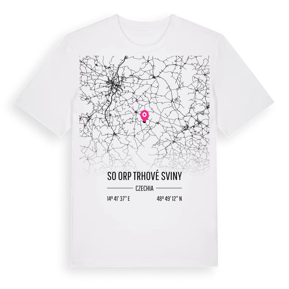 SO ORP Trhové Sviny karta t-shirt – White, i miljö