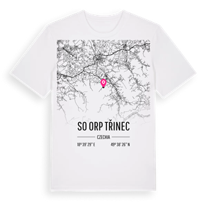 SO ORP Třinec karta t-shirt – ekologisk bomull t-shirt från Pinshirt