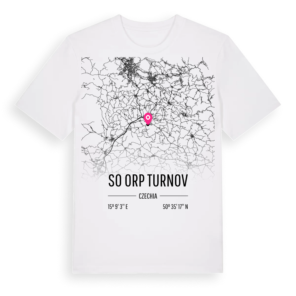 SO ORP Turnov karta t-shirt – White, i miljö