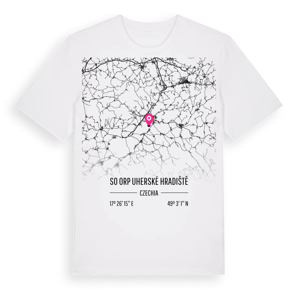 SO ORP Uherské Hradiště karta t-shirt – White, i miljö