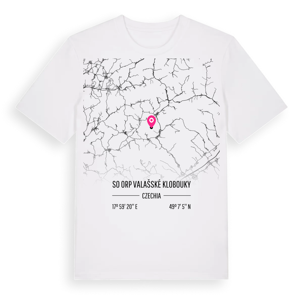SO ORP Valašské Klobouky karta t-shirt – White, i miljö