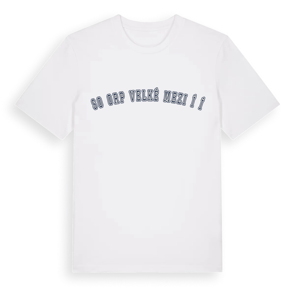 SO ORP Velké Meziříčí college t-shirt – White, i miljö