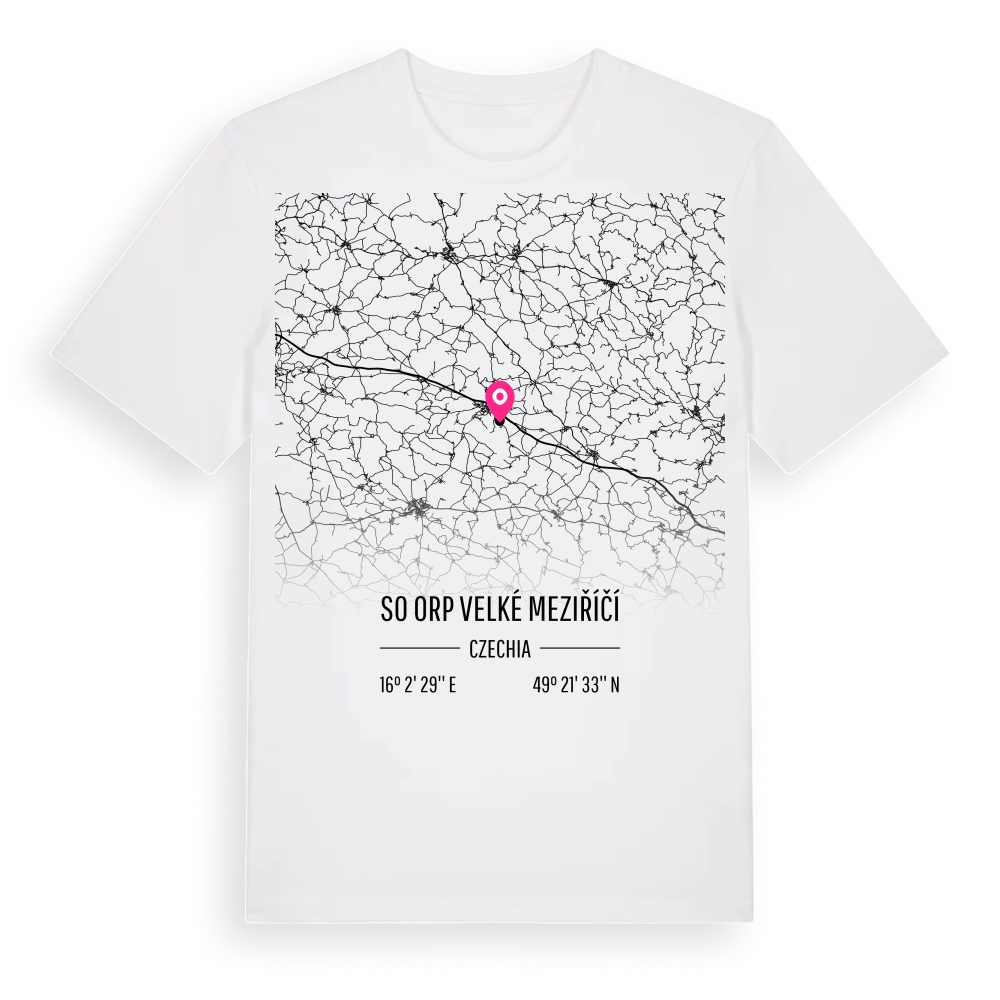 SO ORP Velké Meziříčí karta t-shirt – White, i miljö
