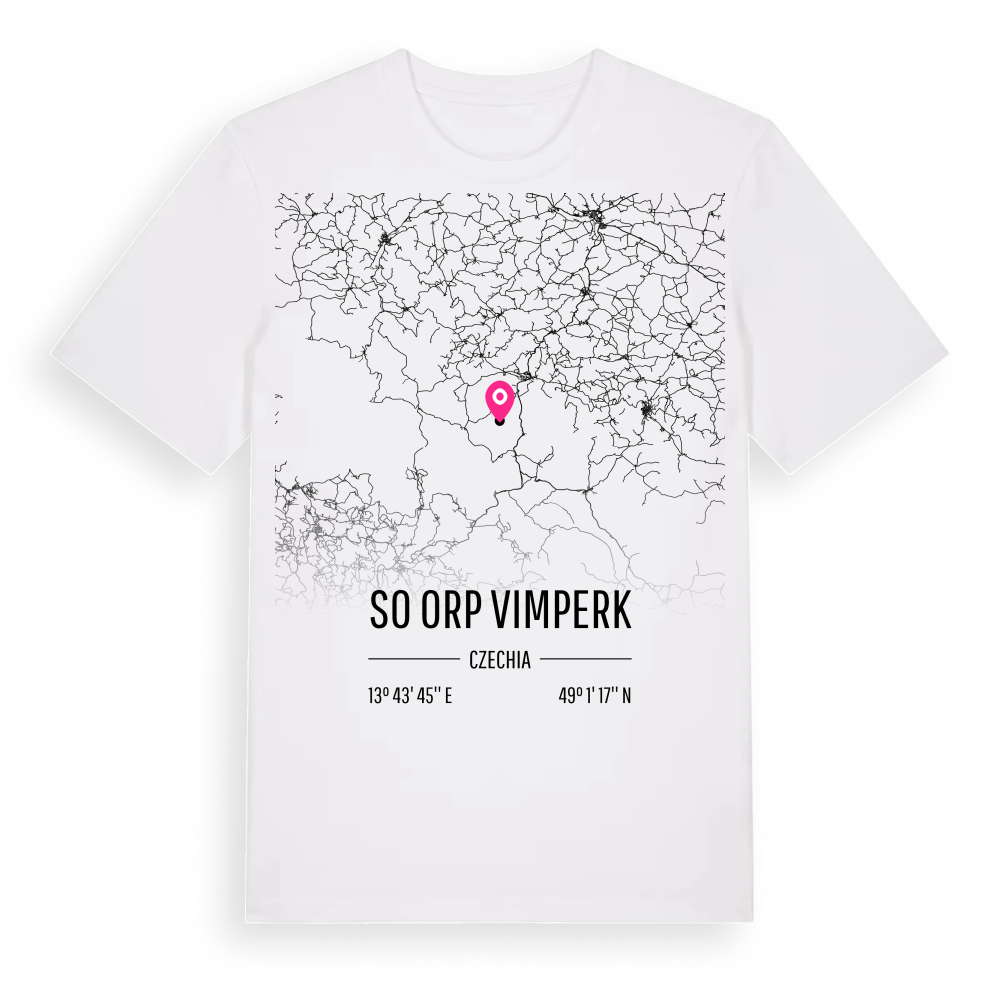 SO ORP Vimperk karta t-shirt – White, i miljö