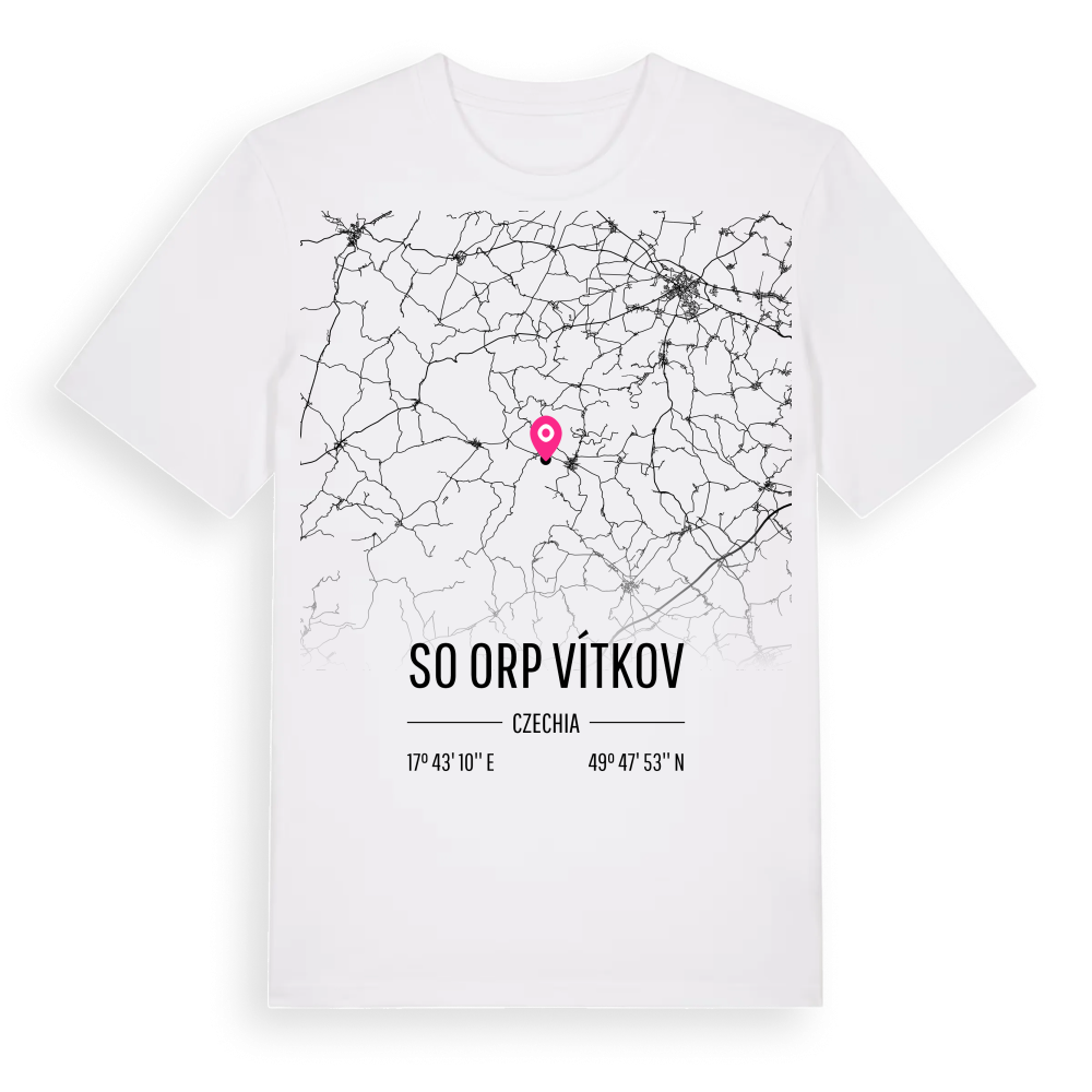 SO ORP Vítkov karta t-shirt – White, i miljö