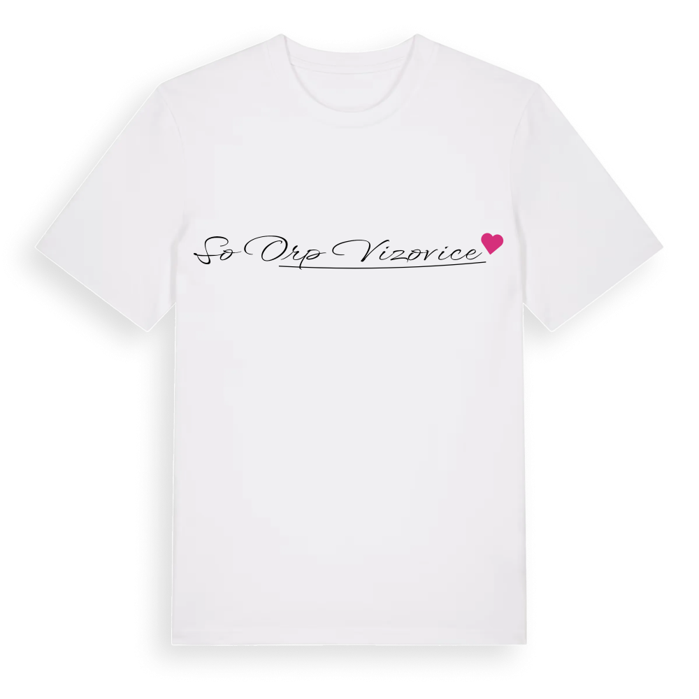 SO ORP Vizovice hjärta t-shirt – White, i miljö