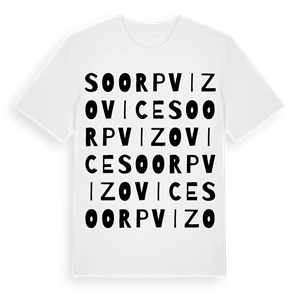 SO ORP Vizovice ordlek t-shirt – ekologisk bomull t-shirt från Pinshirt