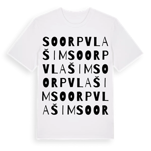 SO ORP Vlašim ordlek t-shirt – ekologisk bomull t-shirt från Pinshirt