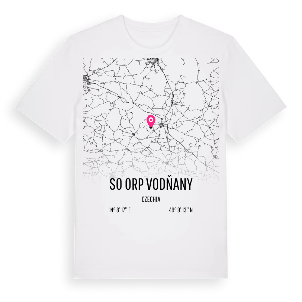 SO ORP Vodňany karta t-shirt – White, i miljö