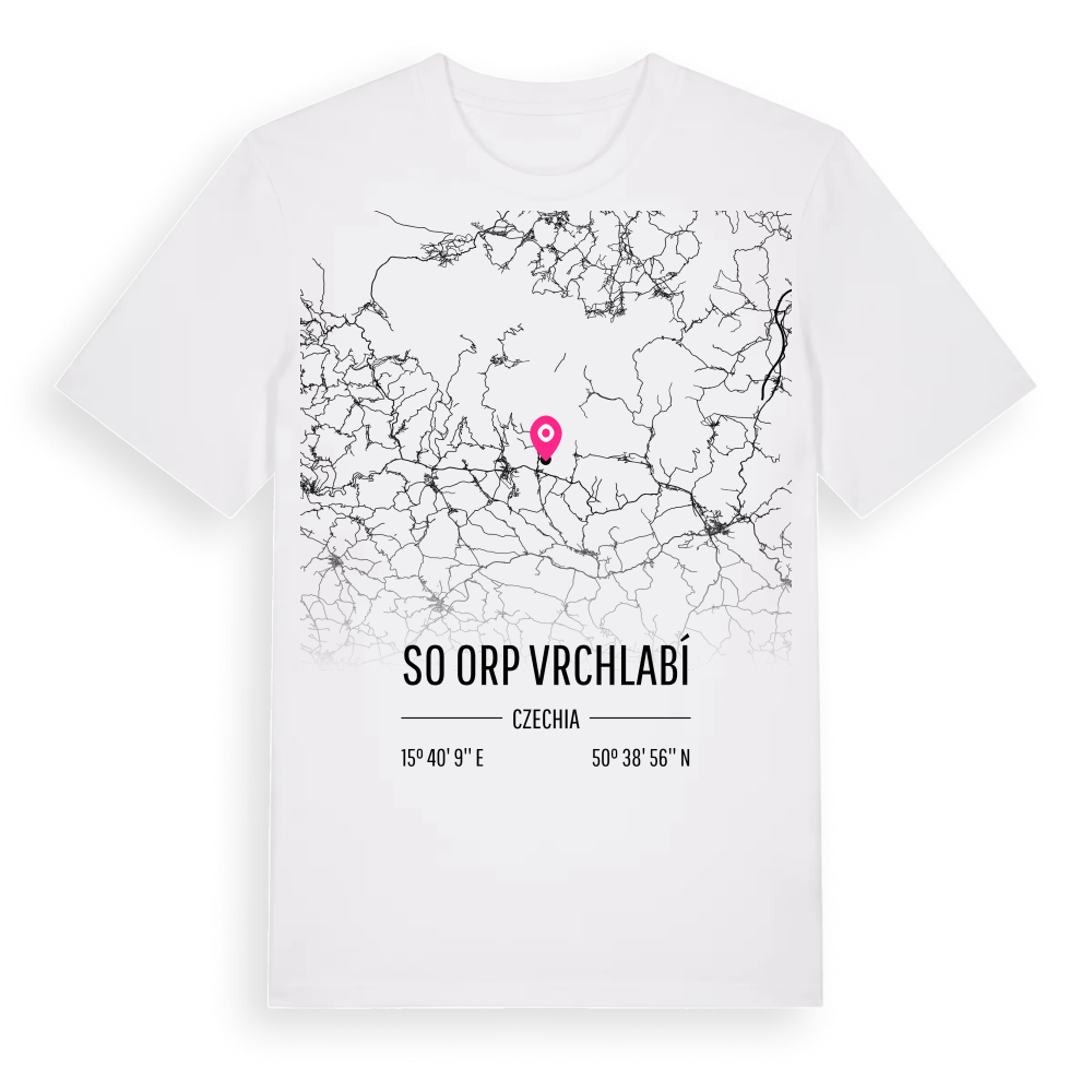 SO ORP Vrchlabí karta t-shirt – White, i miljö