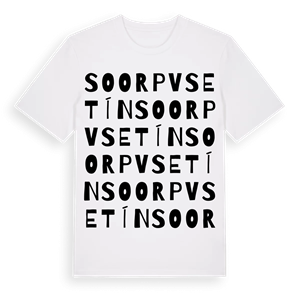 SO ORP Vsetín ordlek t-shirt – ekologisk bomull t-shirt från Pinshirt