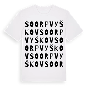SO ORP Vyškov ordlek t-shirt – ekologisk bomull t-shirt från Pinshirt