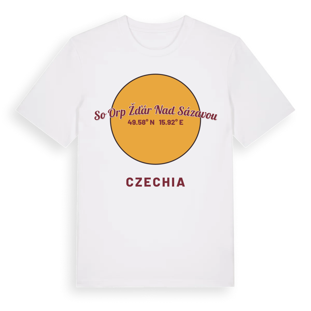 SO ORP Žďár nad Sázavou cirkel t-shirt – White, i miljö
