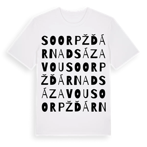 SO ORP Žďár nad Sázavou ordlek t-shirt – ekologisk bomull t-shirt från Pinshirt