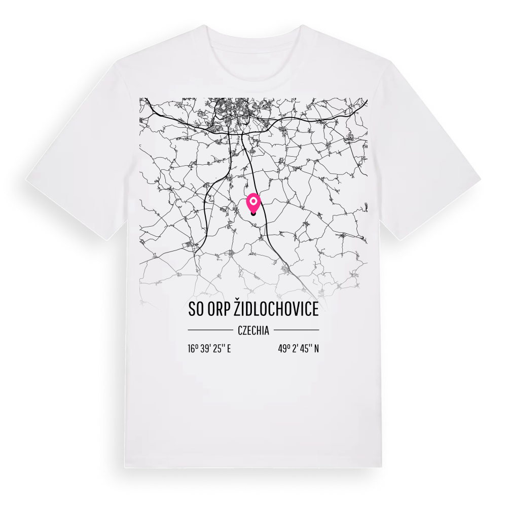 SO ORP Židlochovice karta t-shirt – White, i miljö