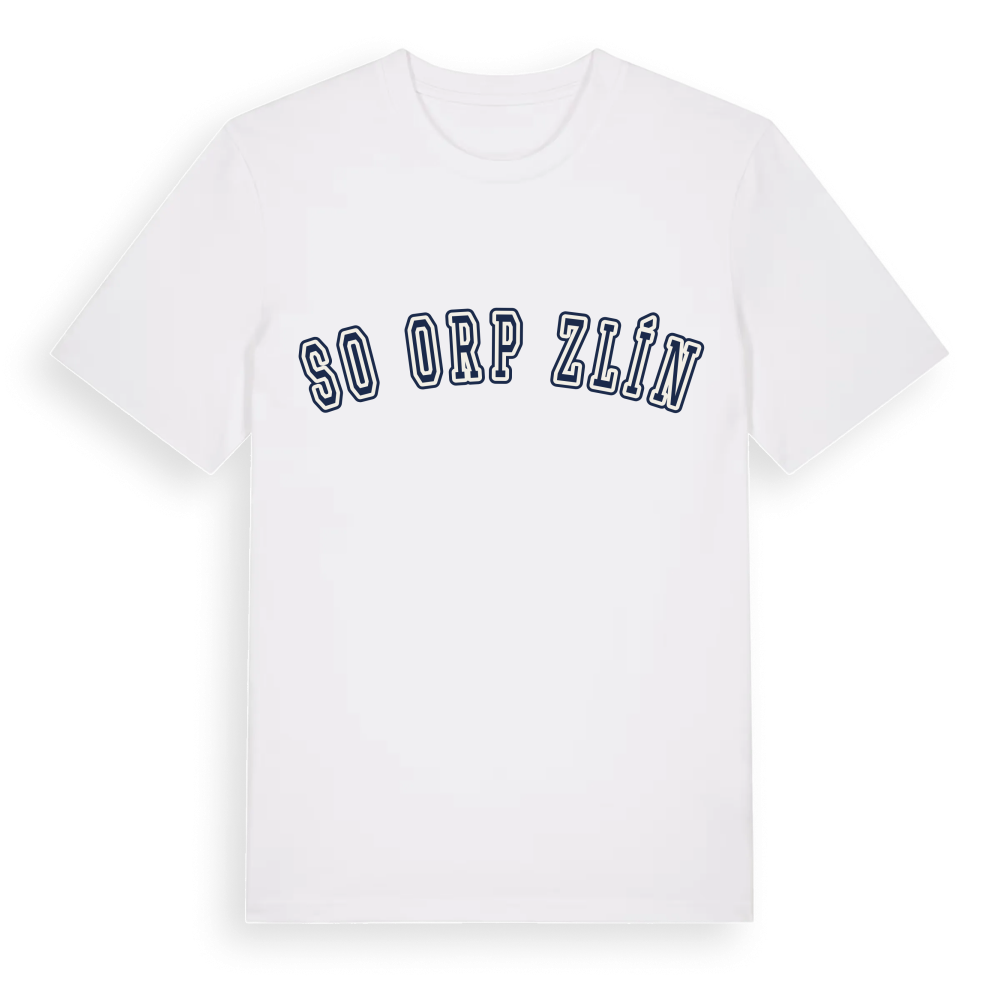 SO ORP Zlín college t-shirt – White, i miljö