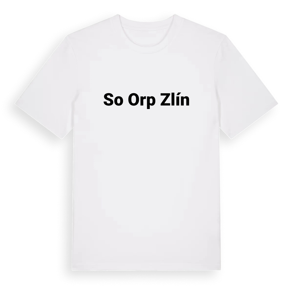 SO ORP Zlín fetstil t-shirt – White, i miljö