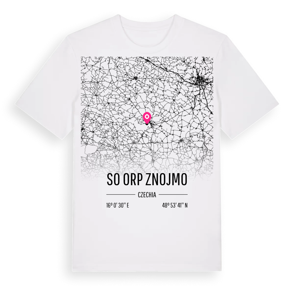 SO ORP Znojmo karta t-shirt – White, i miljö
