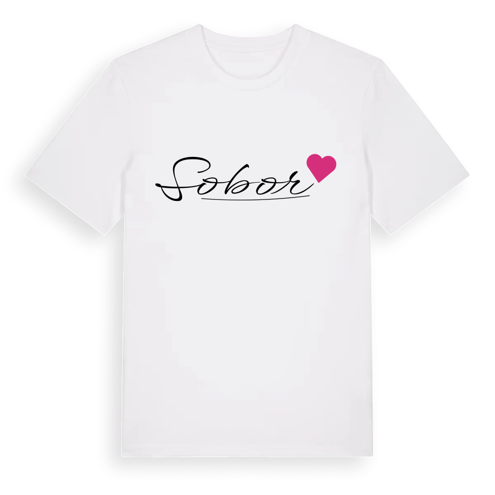 Sobor hjärta t-shirt – White, i miljö
