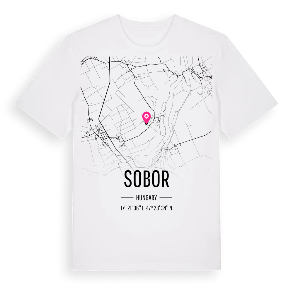 Sobor karta t-shirt – White, i miljö
