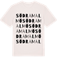 Vintage White t-shirt med Södra Malmö ordlek t-shirt