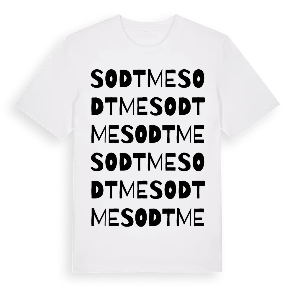 Sodtme ordlek t-shirt i miljö