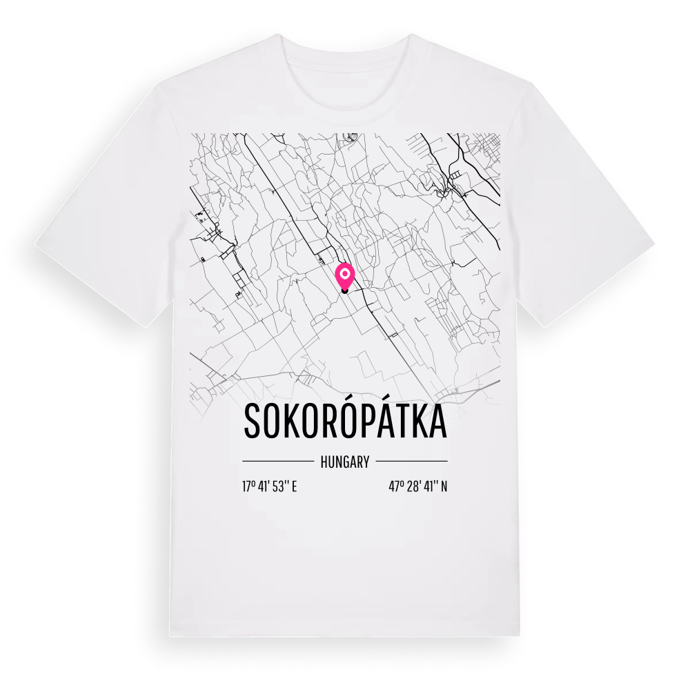 Sokorópátka karta t-shirt – White, i miljö