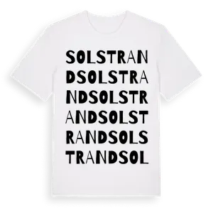 Solstrand ordlek t-shirt – ekologisk bomull t-shirt från Pinshirt