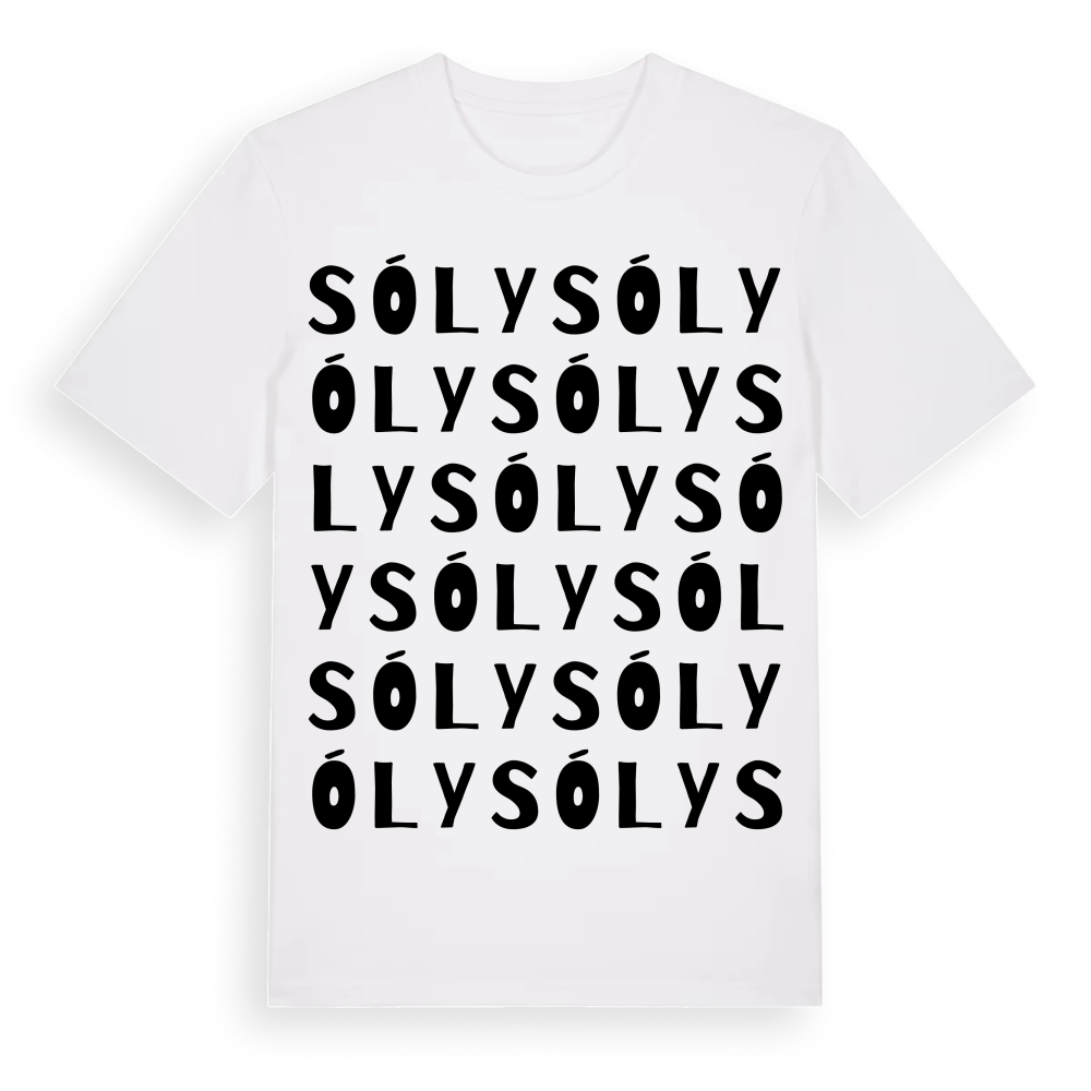 Sóly ordlek t-shirt – White, i miljö