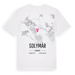 Solymár karta t-shirt – ekologisk bomull t-shirt från Pinshirt