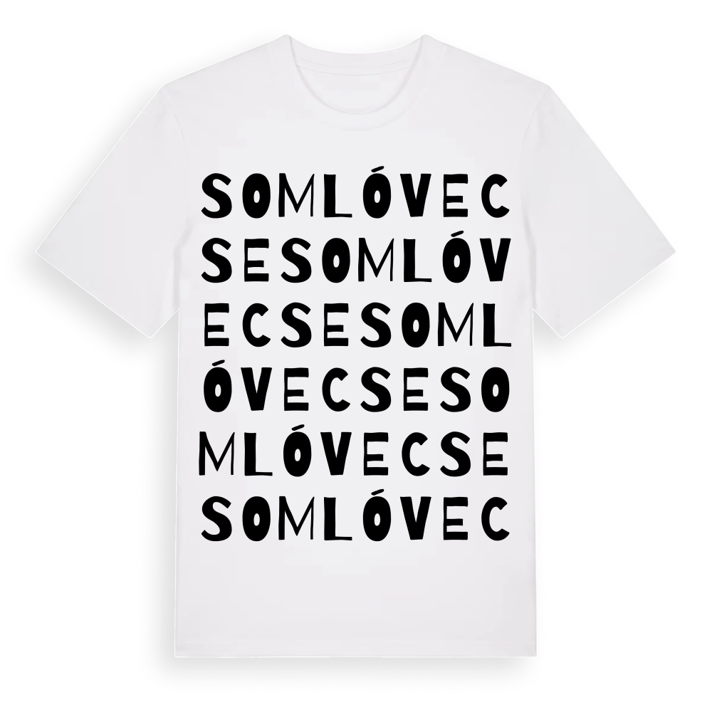 Somlóvecse ordlek t-shirt – White, i miljö
