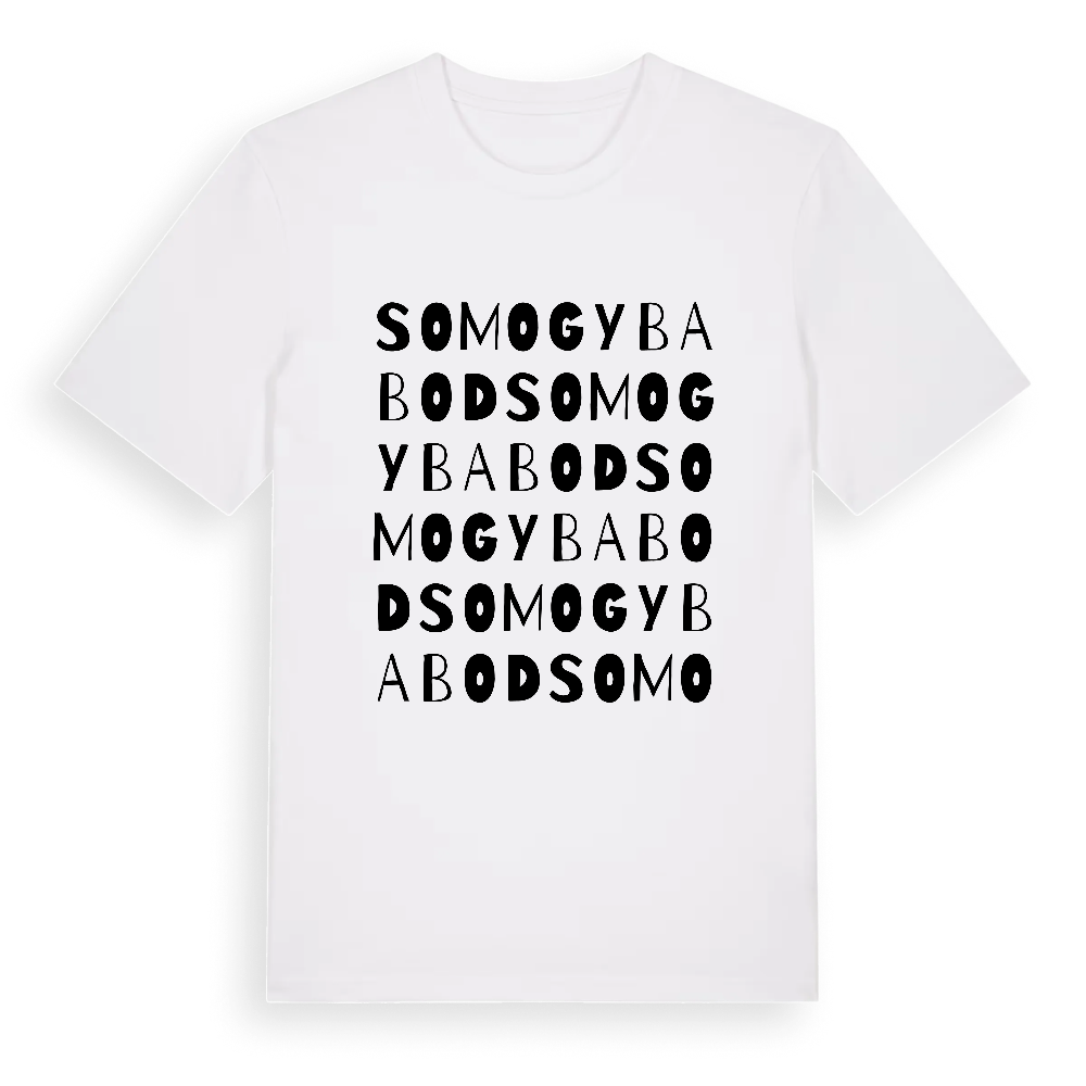 Somogybabod ordlek t-shirt – White, i miljö