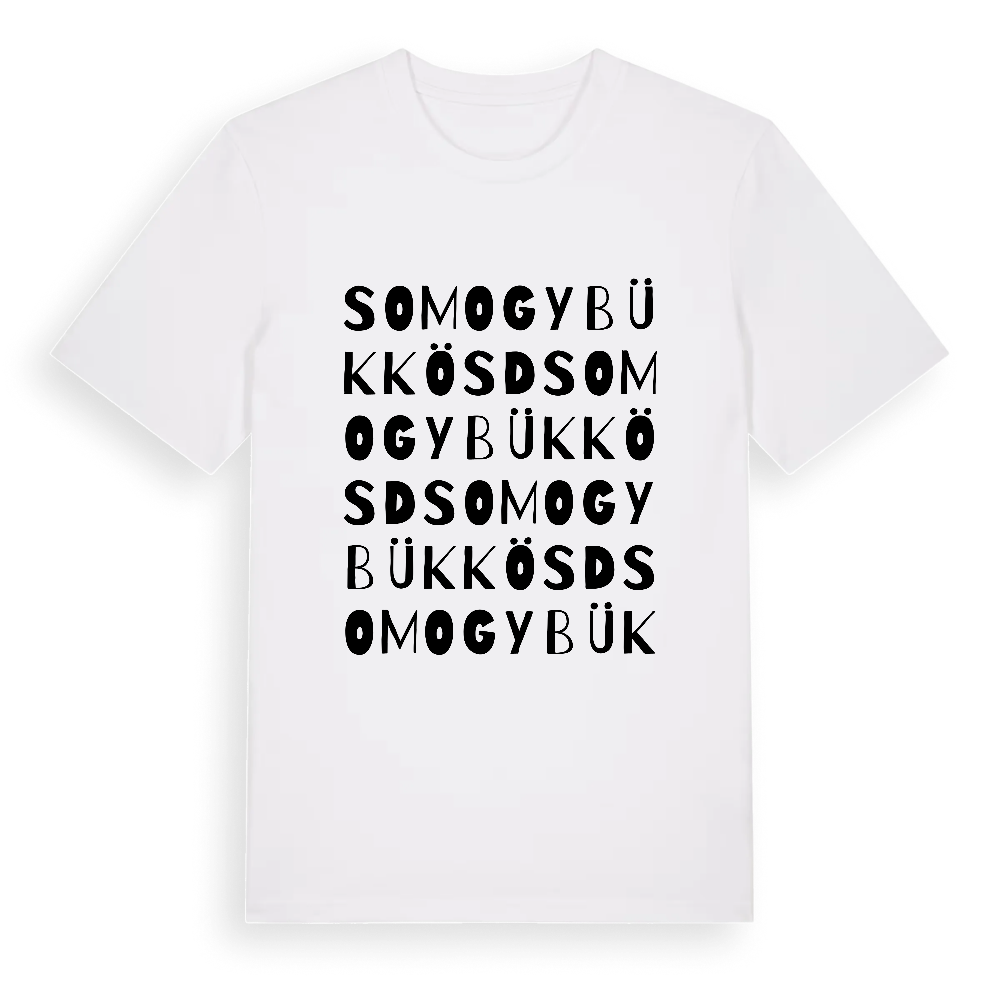 Somogybükkösd ordlek t-shirt – White, i miljö