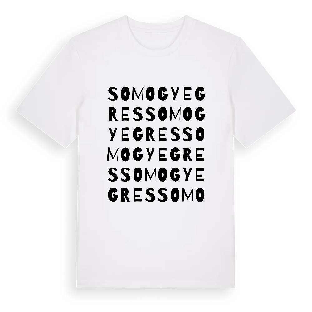 Somogyegres ordlek t-shirt – White, i miljö