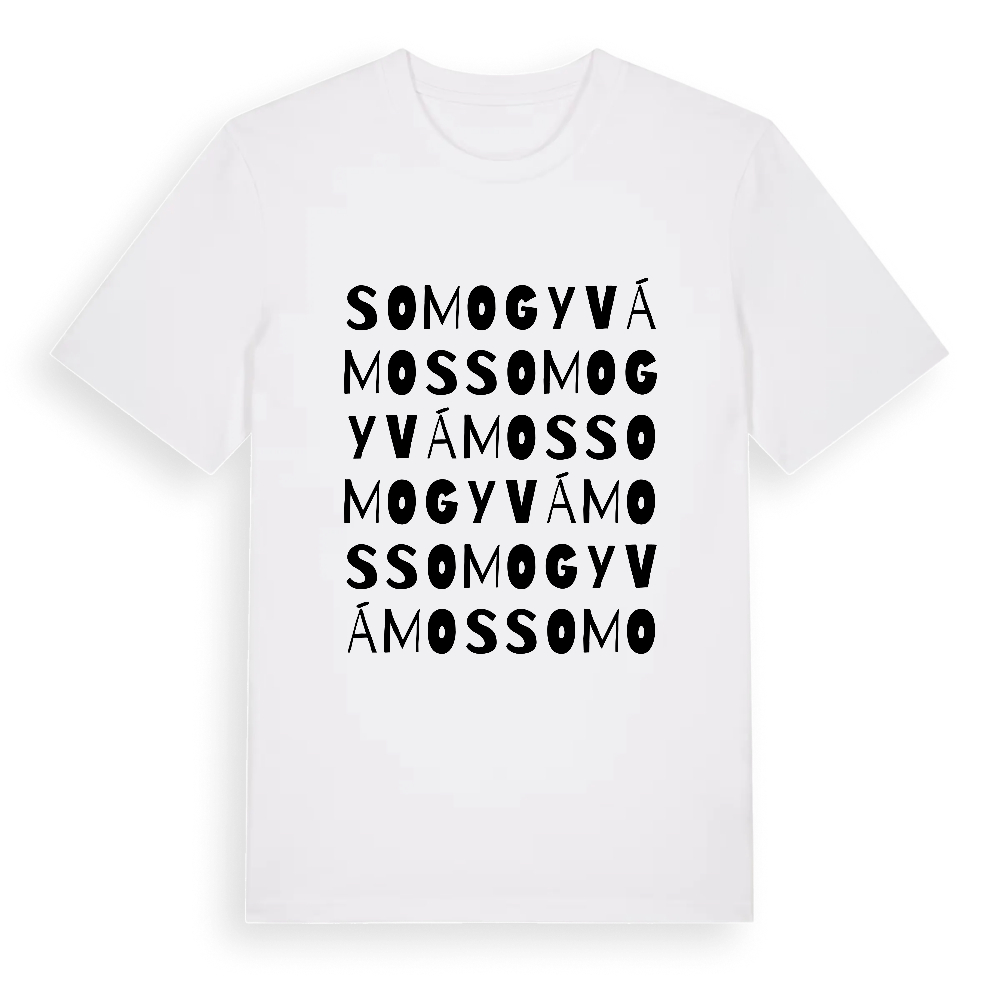 Somogyvámos ordlek t-shirt – White, i miljö