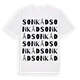 Sonkád ordlek t-shirt