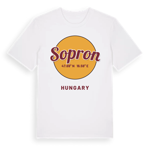 Sopron cirkel t-shirt – ekologisk bomull t-shirt från Pinshirt