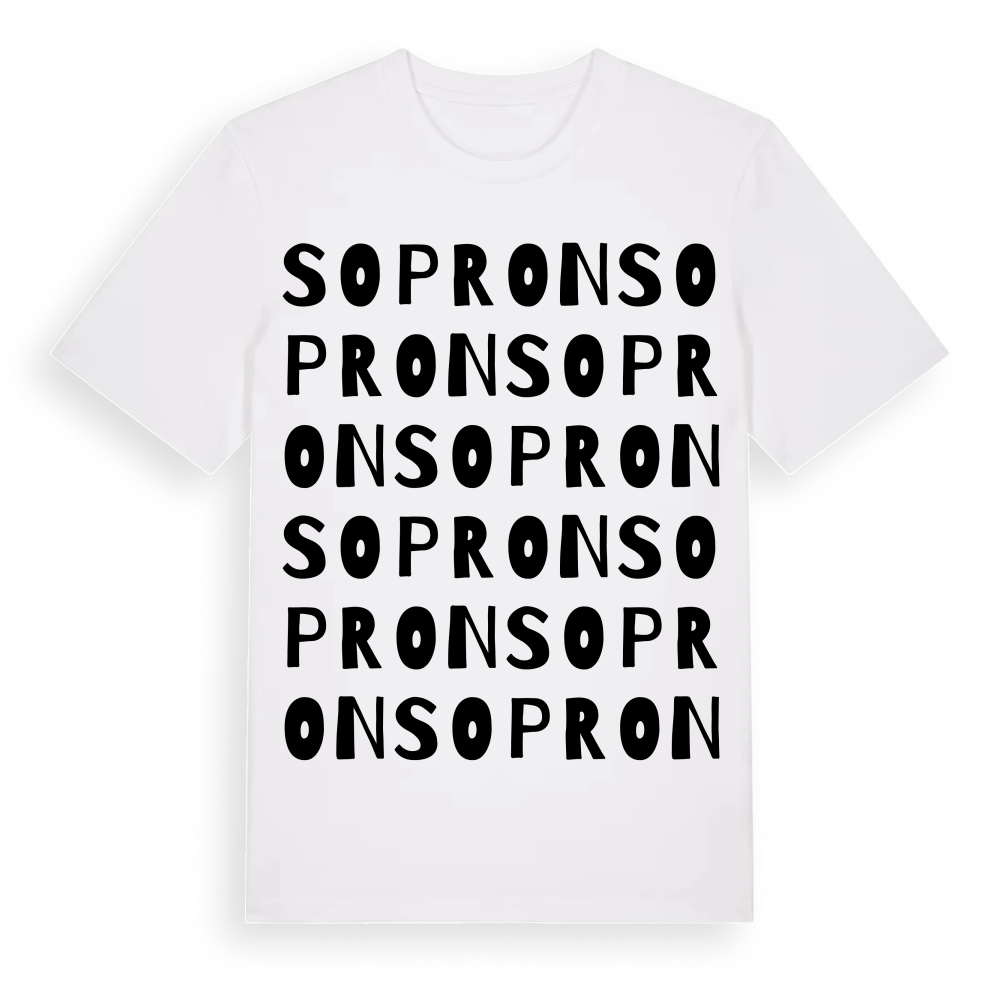 Sopron ordlek t-shirt – White, i miljö