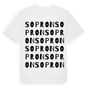 Sopron ordlek t-shirt – ekologisk bomull t-shirt från Pinshirt